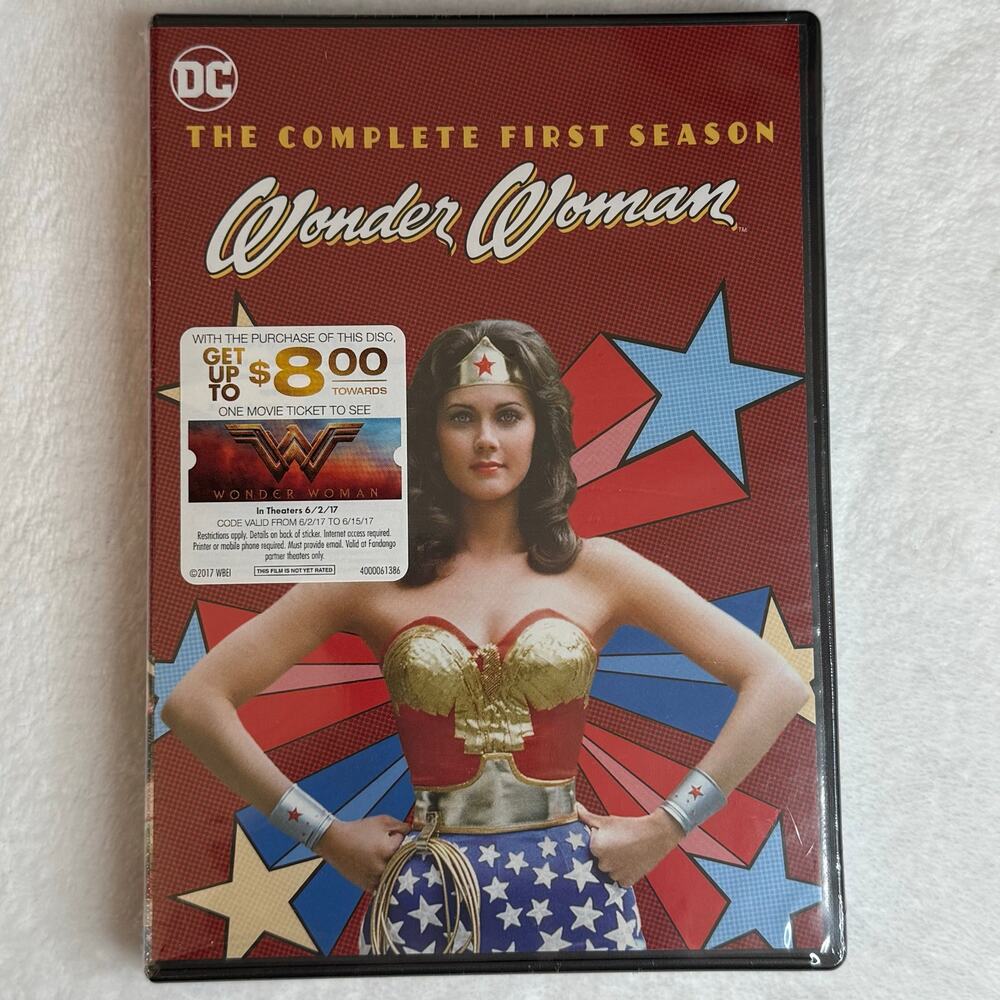 Wonder Woman The Complete First Season DVD (2017) Lynda Carter –‎ New Sealed